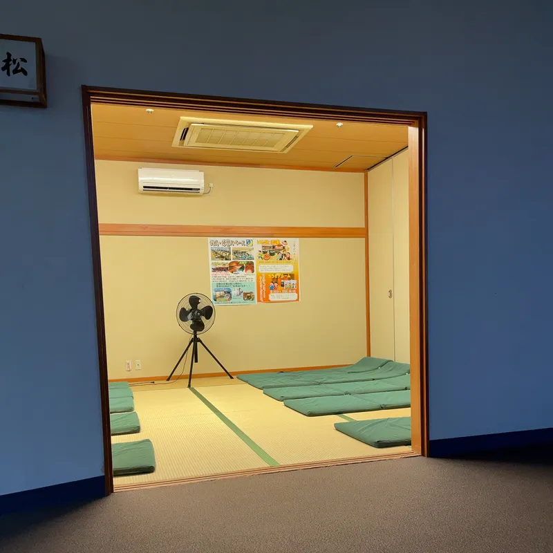 足利健康ランド(2階の休憩場所)