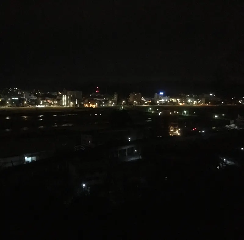 男浅間山(夜景)