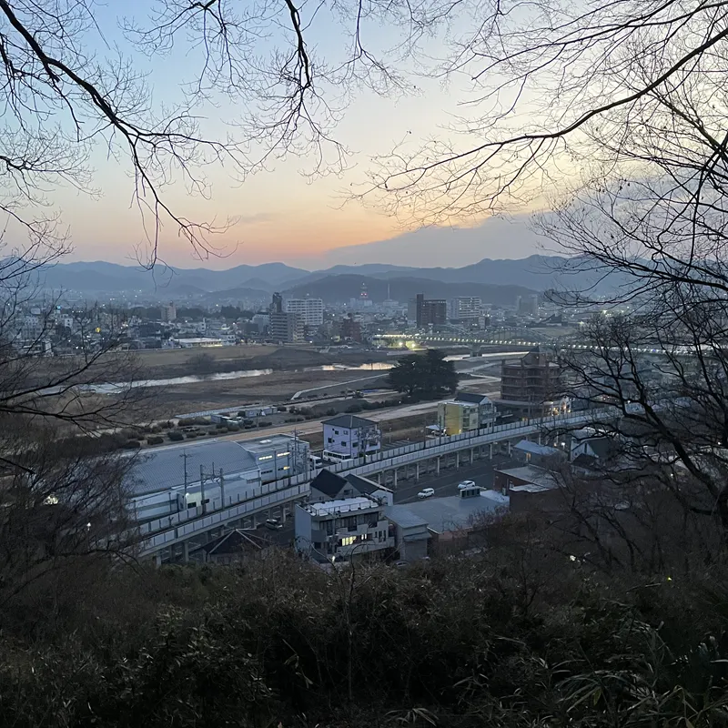 男浅間山(朝の眺め)