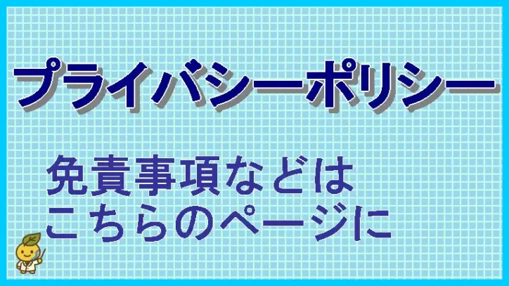 プライバシーポリシー